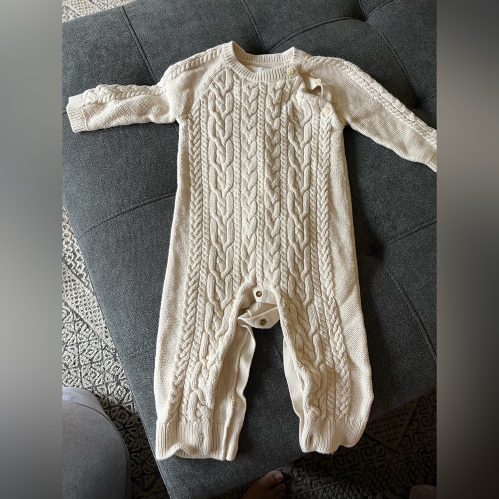Baby Gap Cable knit sweater onesie